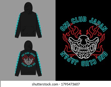 Retro Streetwear Hoodie
Oni Club Japan