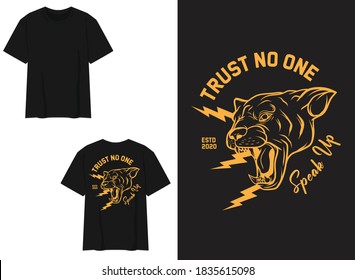 Retro Streetwear T-shirt Design
Tiger Roar