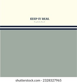 retro stripe design green and navy colors 
chest  graphic
