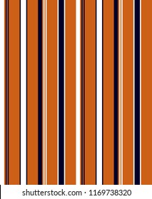 Retro stripe pattern with navy blue,white and orange vertical parallel stripe.Vector abstract background