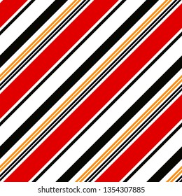 Retro stripe pattern with navy red,white, black and orange parallel stripe. Vector pattern stripe abstract background eps 10