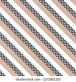 Retro stripe pattern with navy red,white, black and orange parallel stripe. Vector pattern stripe abstract background eps 10