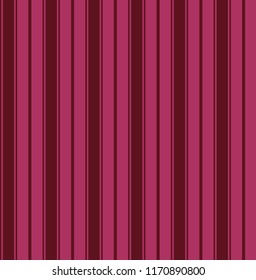 Retro stripe pattern with red and pink vertical parallel stripe.Vector abstract background.