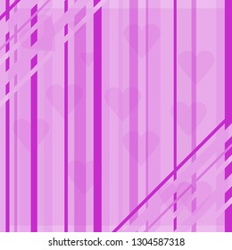 Retro stripe pattern with stylish pink shades 