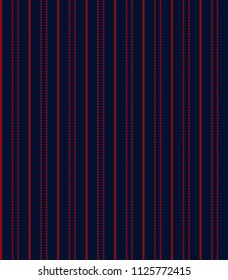 Retro stripe seamless pattern with blue and red vertical parallel stripe.Geometrical simple vertical image.abstract background.