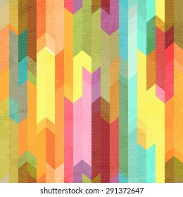 retro stripes seamless pattern with grunge effect 