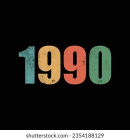 Retro style of the 1990s. Background