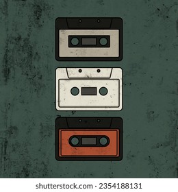 Retro style of the 1990s. Background