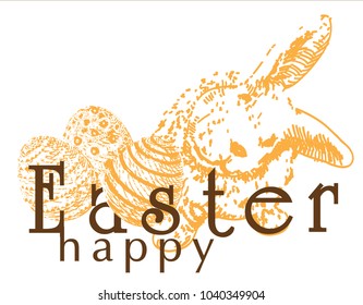  Easter in retro style