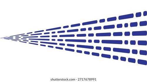 Modelo abstracto de las líneas punteadas del estilo retro con efecto del semitono. Ilustración vectorial.