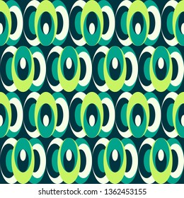 Retro style abstract geometric colored seamless pattern.