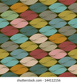Retro style abstract seamless pattern, background. Seamless pattern can be used for wallpaper, pattern fills, web page background,surface textures. Gorgeous seamless background
