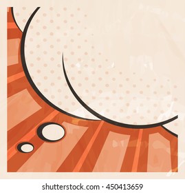 Retro style Background. Boom comic book explosion, beautiful vintage abstract template with copy space