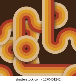 Retro style background design. Vector illustration.