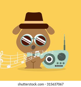 retro style background design, vector illustration eps10 graphic 