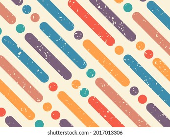 Retro Style Background With Grunge Texture, Vintage Retro Background