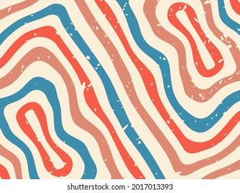 Retro Style Background With Grunge Texture, Vintage Retro Background