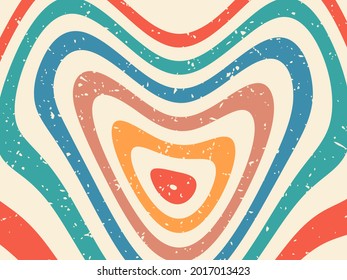 Retro Style Background With Grunge Texture, Vintage Retro Background