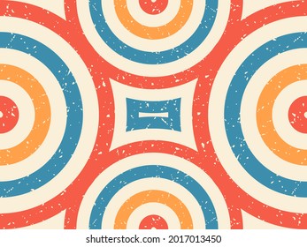 Retro Style Background With Grunge Texture, Vintage Retro Background