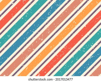 Retro Style Background With Grunge Texture, Vintage Retro Background
