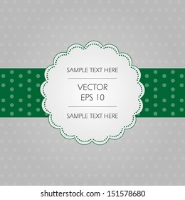 Retro Style Background. High quality vector illustration. Eps10.