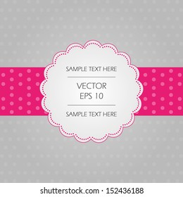 Retro Style Background. High quality vector illustration. Eps10.