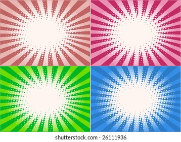 Retro Style - background, vectors work