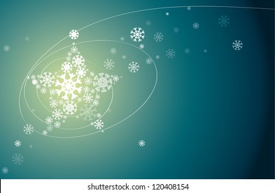 Retro style banner with handwritten text, vector illustration