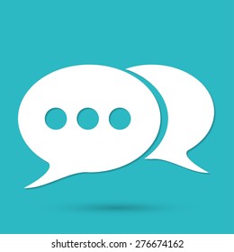 retro style bubble speech icon