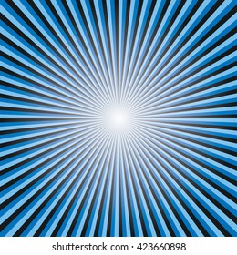 Retro style burst vector illustration.