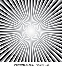 Retro style burst vector illustration.