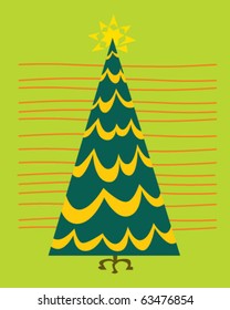 Retro-Weihnachtsbaum