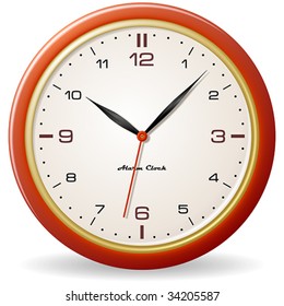 Retro style clock