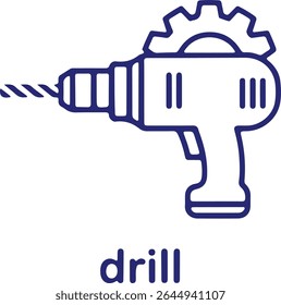 Retro Style Dealmachine Silhouette Illustration