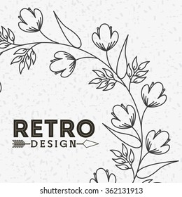 retro style design 