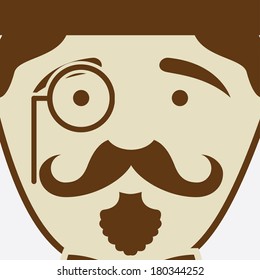 retro style design over  background vector illustration