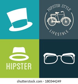 retro style  design over colorful background vector illustration