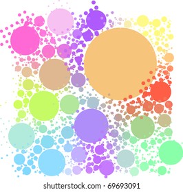 retro style flyer for disco paty - colorful abstract background