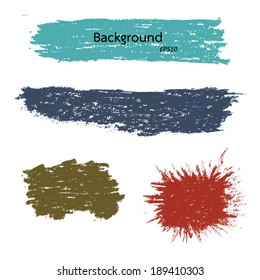 retro style Grunge banners