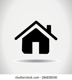 Retro Style Home Icon Stock Vector (Royalty Free) 286838240 | Shutterstock
