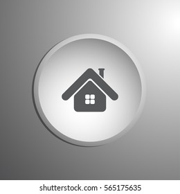 retro style home icon