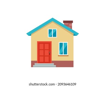 vector de icono del hogar estilo retro