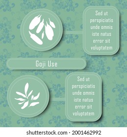 Retro Style Inforgraphic Board for Herbal Medicine