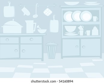 Retro style kitchen