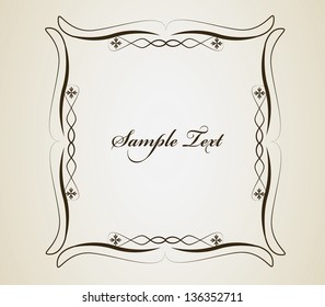 Retro style label vector