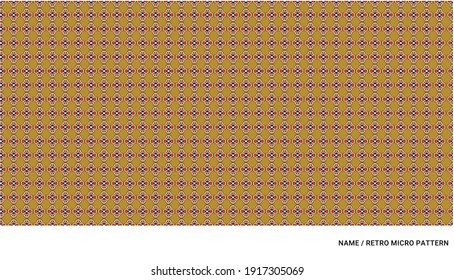 retro style micro geometric pattern 