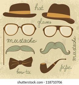 A Retro style mustache party