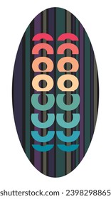 Retro Style Number 88 Vector Illustration. Number Eighty Eight Isolated On A White Background