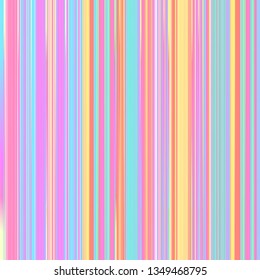 Retro style pastel colored vertical striped lines background. Ideal for fabric, textile, linen, drapery, cloth or other textured and patterned works.