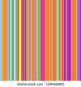 Retro style pastel colored vertical striped lines background. Ideal for fabric, textile, linen, drapery, cloth or other textured and patterned works.